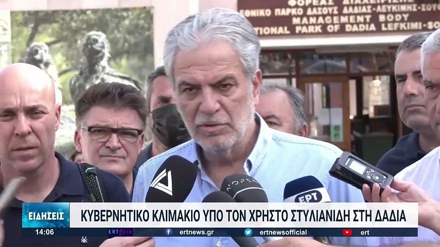 Στυλιανίδης για τη φωτιά στη Δαδιά: Είμαστε αποφασισμένοι να σώσουμε το Εθνικό Πάρκο