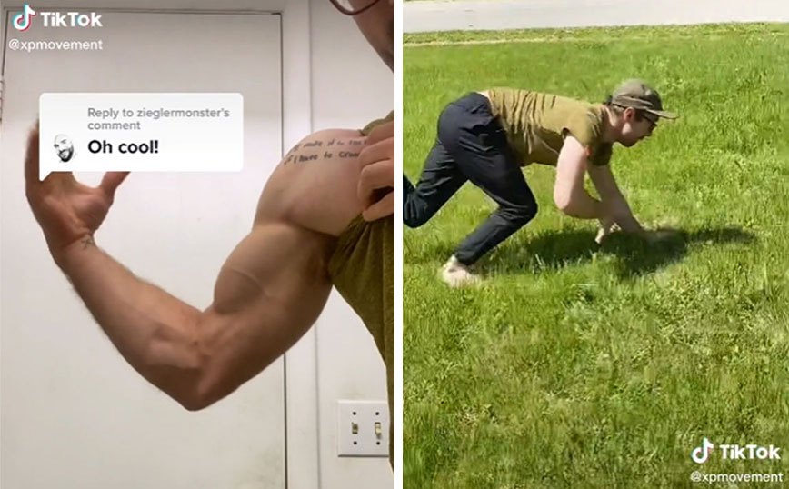 Ο Personal trainer που περπατά σαν… σκύλος – Η άσκηση που έχει κάνει θραύση με 21 εκατ. προβολές