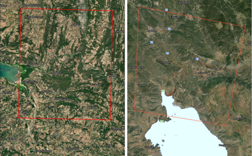 Ενεργοποιήθηκε η υπηρεσία Copernicus για τις φωτιές σε Αχαΐα και Ιτέα