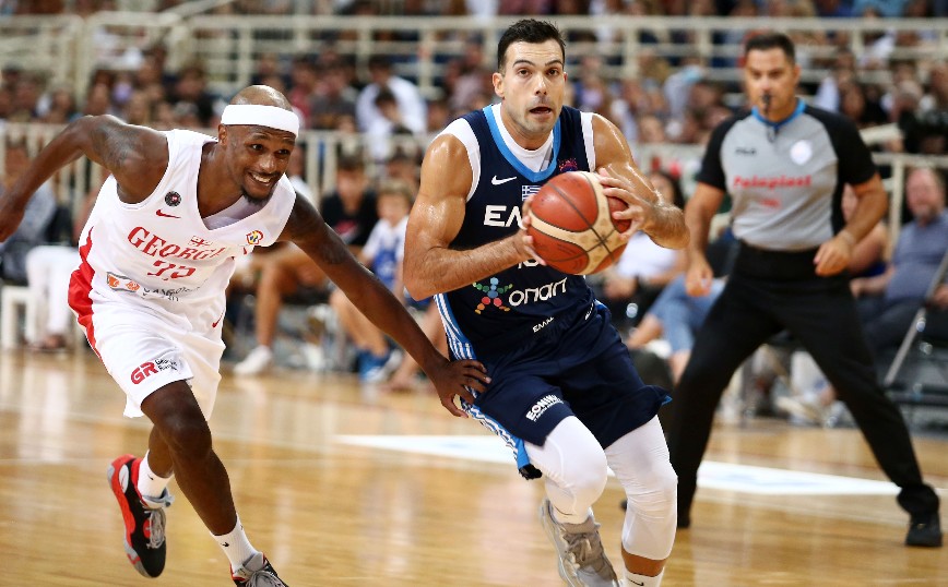 Ελλάδα &#8211; Γεωργία 80-67: Έγινε το 2&#215;2 στο «Ακρόπολις» με κορυφαίο τον Σλούκα &#8211; Δείτε τα highlights