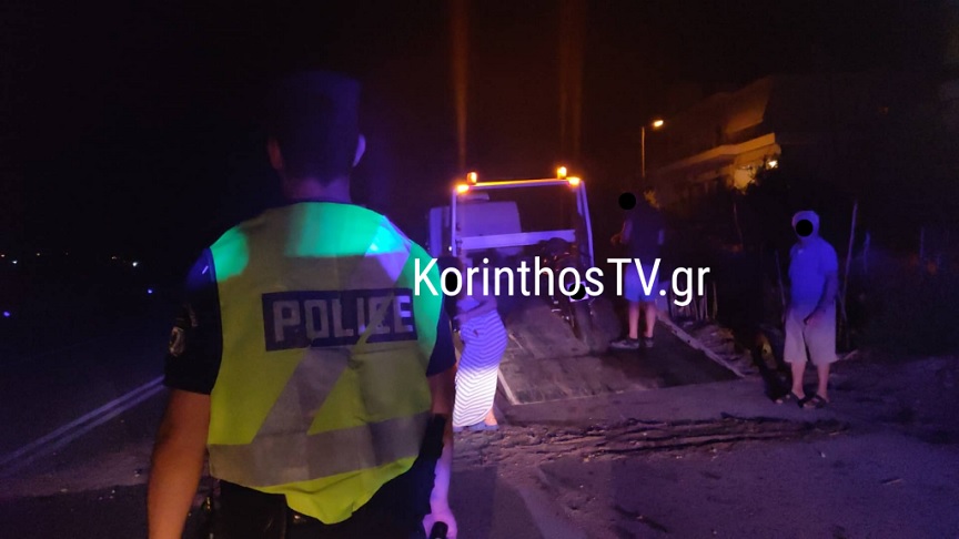 Σοβαρό τροχαίο στην παλαιά Εθνική οδό Κορίνθου – Πατρών – Τραυματίστηκε οδηγός μηχανής