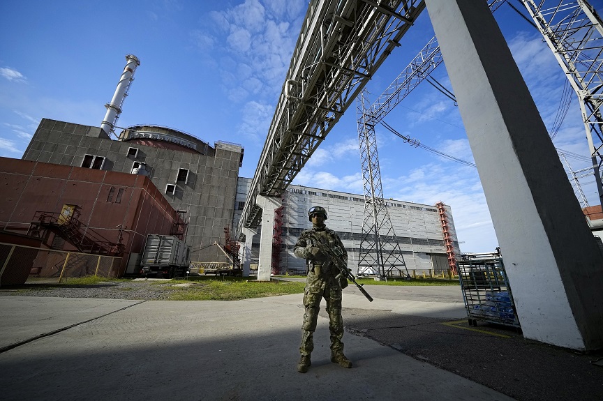 Πόλεμος στην Ουκρανία: Αλληλοκατηγορίες Κιέβου-Μόσχας για την «τρομοκρατία» στον πυρηνικό σταθμό της Ζαπορίζια