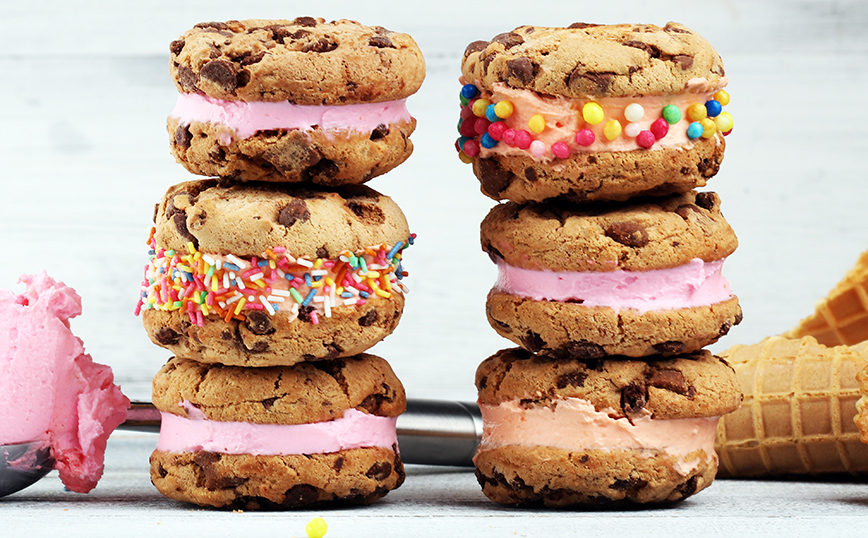 Σάντουιτς παγωτό Σάντουιτς παγωτό