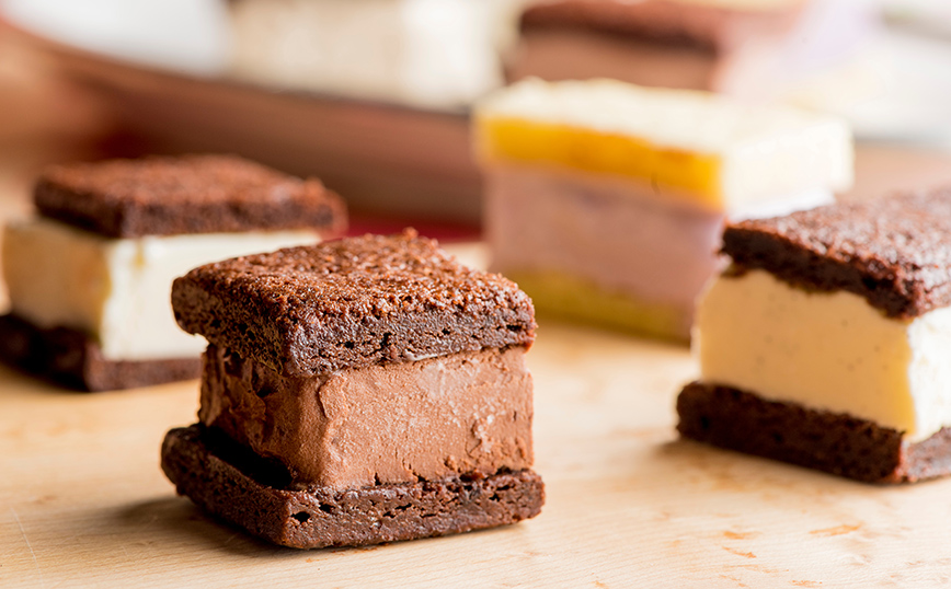 Σάντουιτς παγωτό Σάντουιτς παγωτό