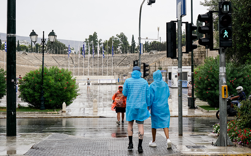 Καιρός: Πρωταθλητές στη βροχή χθες Χαϊδάρι και Υμηττός