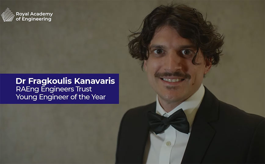 Έλληνας κέρδισε το βραβείο «μηχανικός της χρονιάς» στην Βρετανία