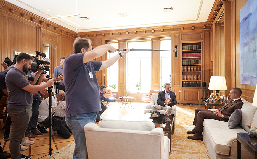 Κυριάκος Μητσοτάκης και Αλεκσάντερ Τσεφέριν Κυριάκος Μητσοτάκης και Αλεκσάντερ Τσεφέριν