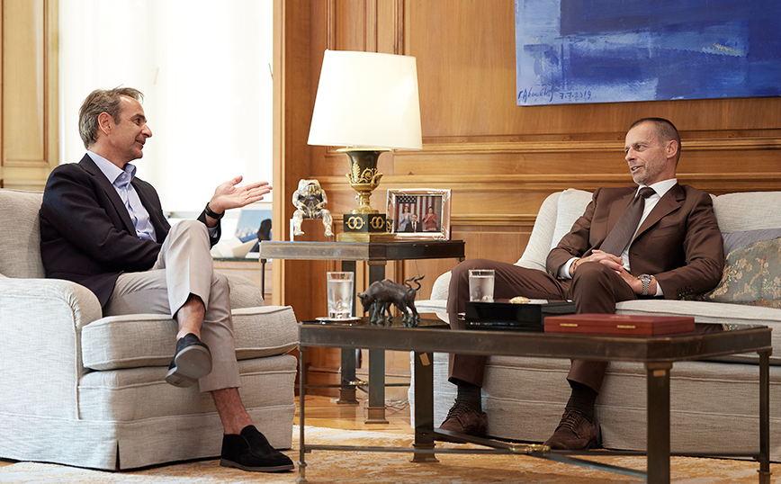 Κυριάκος Μητσοτάκης και Αλεκσάντερ Τσεφέριν Κυριάκος Μητσοτάκης και Αλεκσάντερ Τσεφέριν