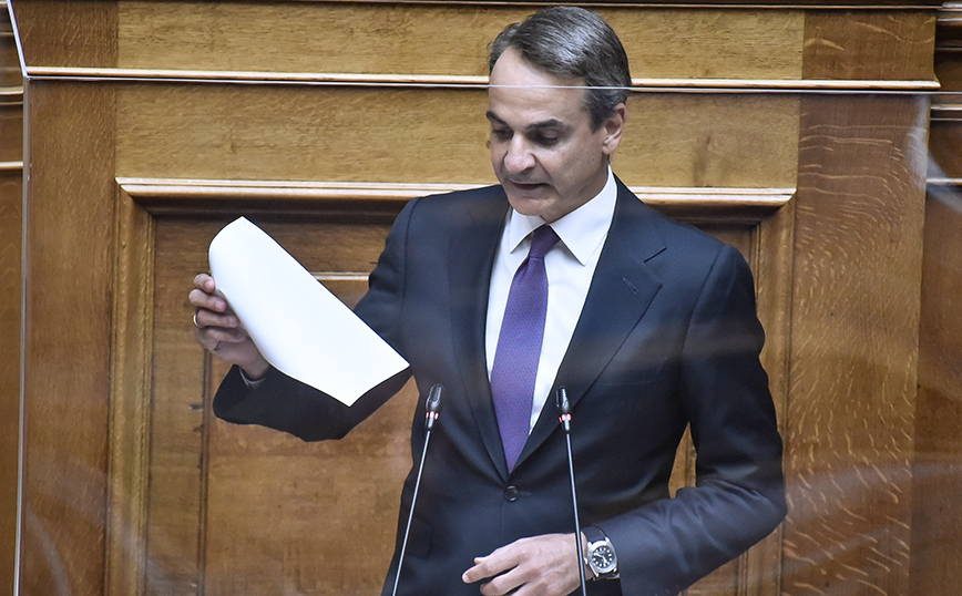 Μητσοτάκης κατά ΣΥΡΙΖΑ στη Βουλή:  Κύριε Τσίπρα πάει πολύ να με αποκαλείτε αρχηγό εγκληματικής οργάνωσης