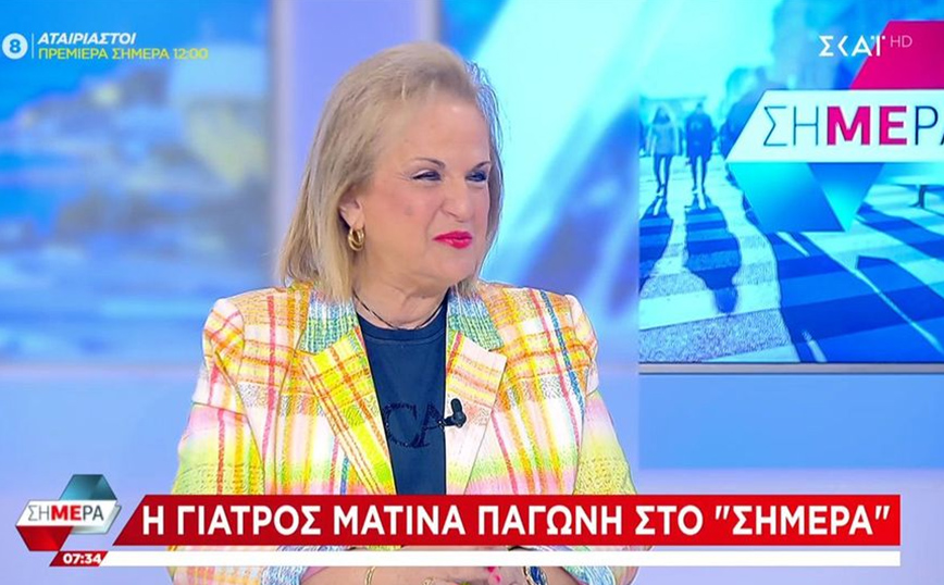 Ματίνα Παγώνη: Χαμός με το σακάκι της – «Πώς θα περιγραφεί αυτό το χρώμα»