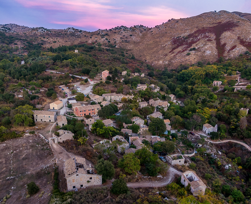 Η Παλιά Περίθεια από ψηλά