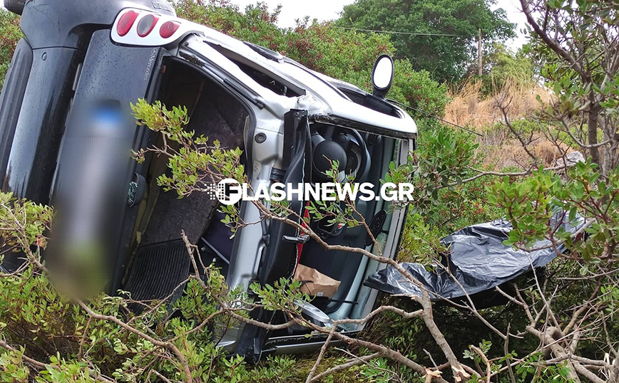 Κρήτη: Τροχαίο ατύχημα στα Χανιά – Γυναίκα εγκλωβίστηκε στο αυτοκίνητο της