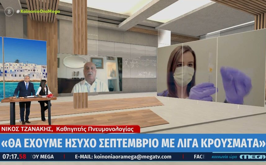 Κορονοϊός &#8211; Τζανάκης: Θα έχουμε ήσυχο Σεπτέμβριο με λίγα κρούσματα &#8211; «Να αφήσουμε τα παιδιά χωρίς μάσκες στα σχολεία»