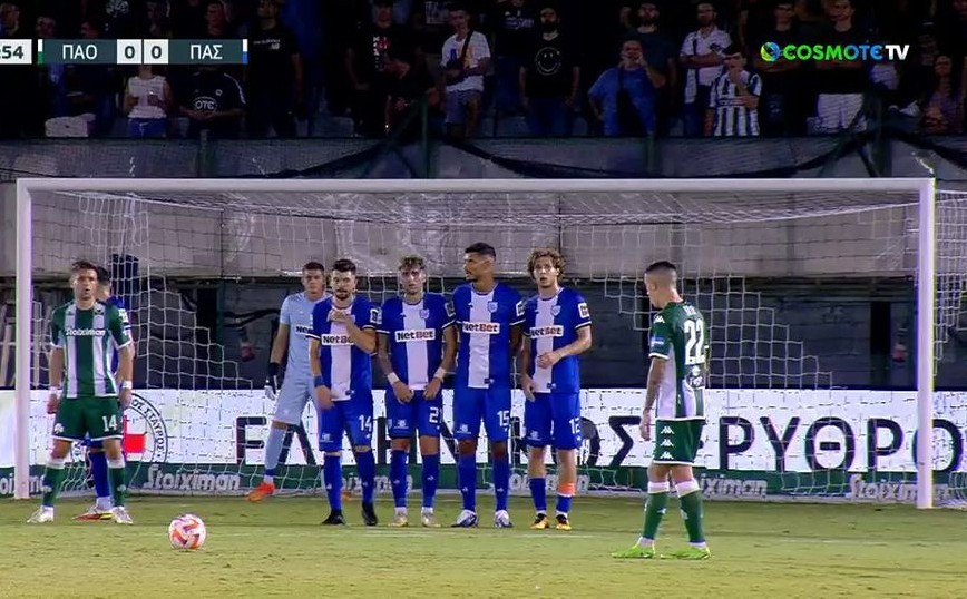 Παναθηναϊκός – ΠΑΣ Γιάννινα: 1-0 το σκορ στο ημίχρονο – Δείτε το γκολ