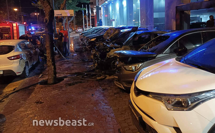 Αχαρνών: Εμπρηστική επίθεση σε αντιπροσωπεία αυτοκινήτων