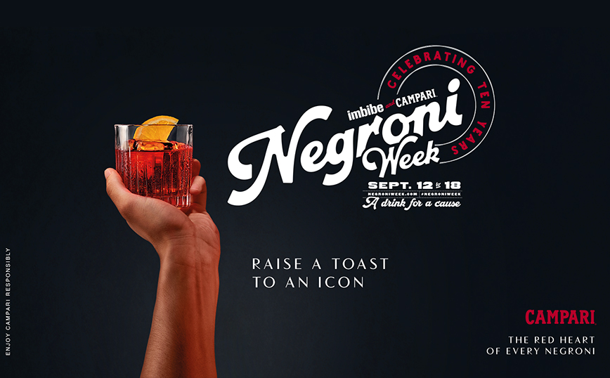 Το Negroni Week επιστρέφει για 10η χρονιά από τις 12-18 Σεπτεμβρίου