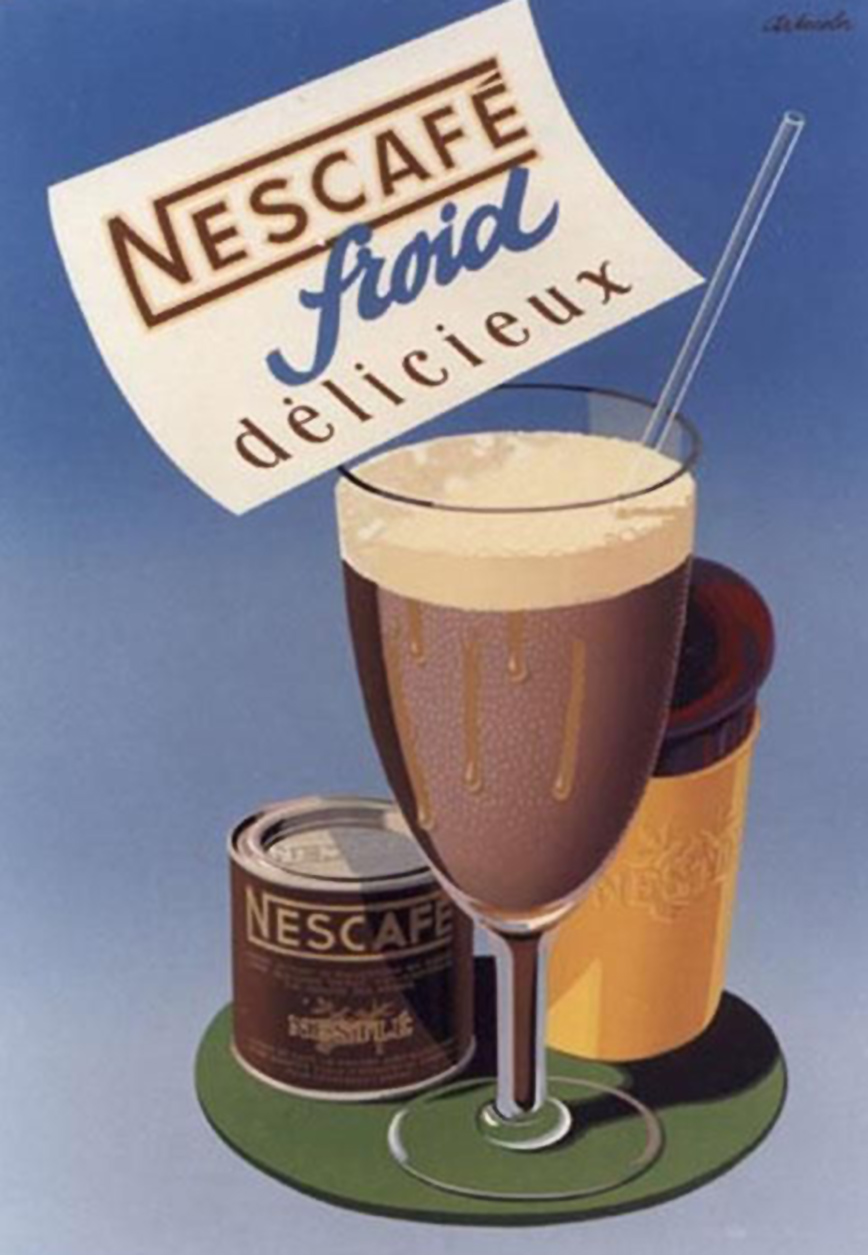 Διαφήμιση του φραπέ το 1954 Διαφήμιση του φραπέ το 1954
