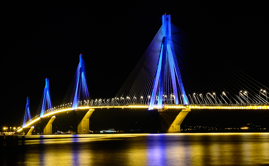 Η Γέφυρα Ρίου &#8211; Αντιρρίου σβήνει τα διακοσμητικά φώτα