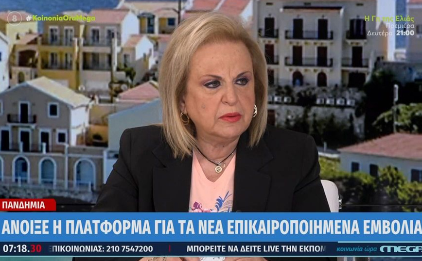 Ματίνα Παγώνη: Δεν θέλουμε έξαρση της γρίπης και κορονοϊός να συνυπάρχουν