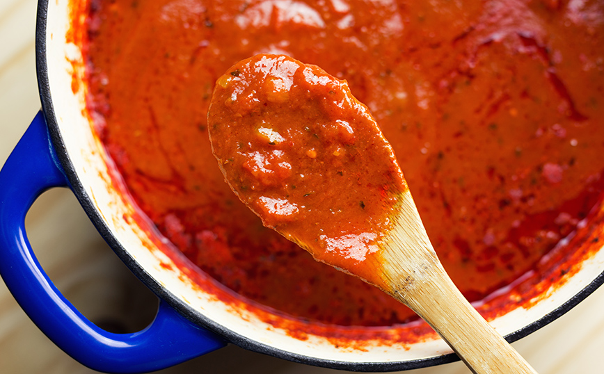 Σπιτική σάλτσα ντομάτας Σπιτική σάλτσα ντομάτας