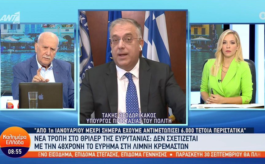 Θεοδωρικάκος: Υψώνουμε φράχτη ασφαλείας στον Έβρο, διεθνοποιούμε το πρόβλημα στα σύνορα και συνεργαζόμαστε με τον Frontex