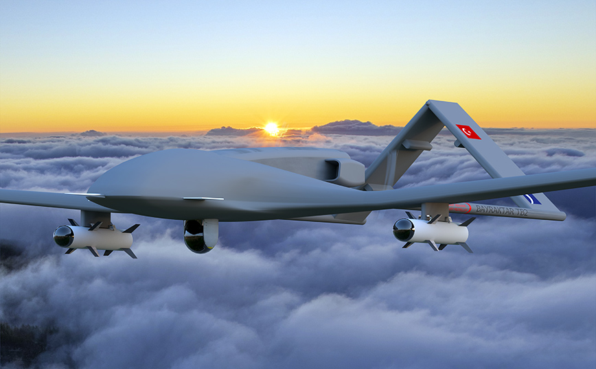 Νέα τουρκική πρόκληση με υπερπτήση UAV πάνω από την Κίναρο