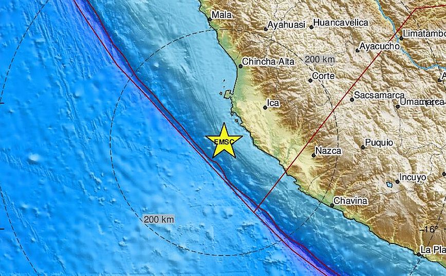 Ισχυρός σεισμός 5,9 Ρίχτερ ταρακούνησε το Περού