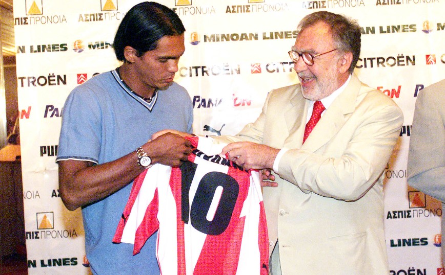 Ο Σωκράτης Κόκκαλης με τον Ζιοβάνι Ο Σωκράτης Κόκκαλης με τον Ζιοβάνι