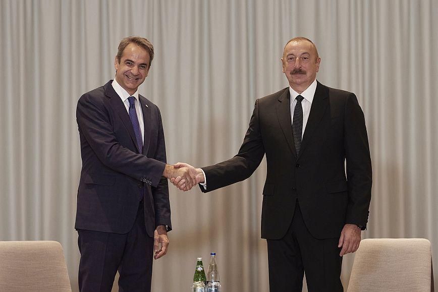 Κυριάκος Μητσοτάκης: Συναντήθηκε με τον πρόεδρο του Αζερμπαϊτζάν στη Σόφια