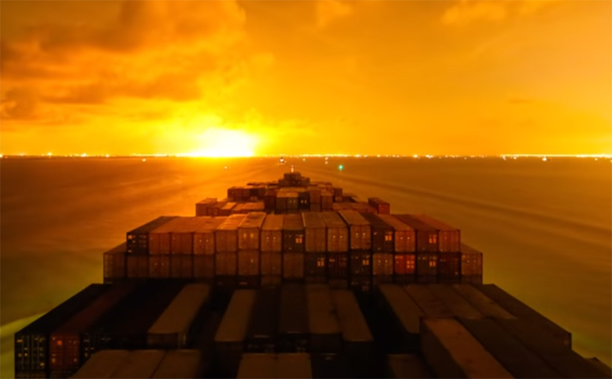 Η διαδρομή Βιετνάμ &#8211; Κίνα με πλοίο κοντέινερ μέσα από ένα εντυπωσιακό timelapse