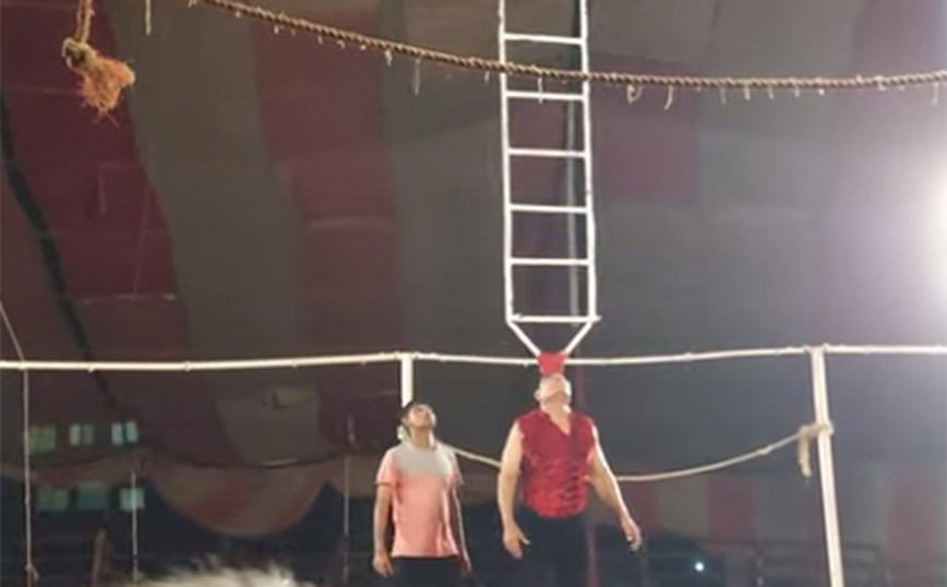 Το ακροβατικό στο οποίο απαγορεύεται&#8230; να φταρνιστείς