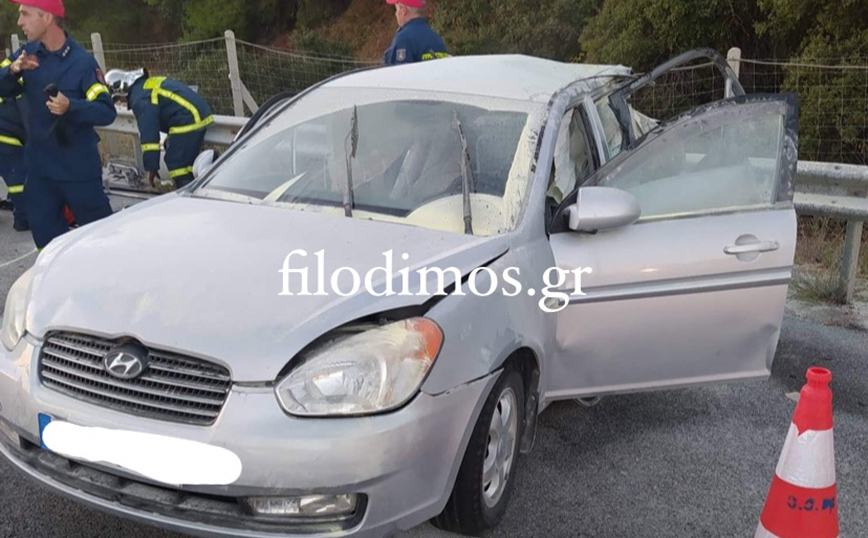 Δυστύχημα με δυο νεκρούς στην Ολυμπία Οδό, στο ύψος της Ακράτας Δυστύχημα με δυο νεκρούς στην Ολυμπία Οδό, στο ύψος της Ακράτας