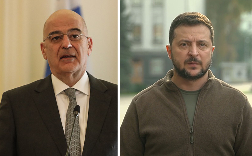 Συνάντηση Δένδια – Ζελένσκι στο εμπόλεμο Κίεβο