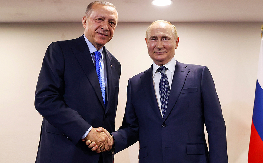 Ερντογάν: Πλέκει το εγκώμιο της σχέσης του με τον Πούτιν &#8211; «Εμπιστοσύνη, σεβασμός και αλληλεγγύη ανάμεσά μας»
