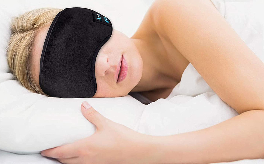 Μάσκα ύπνου με ενσωματωμένα ακουστικά Μάσκα ύπνου με ενσωματωμένα ακουστικά