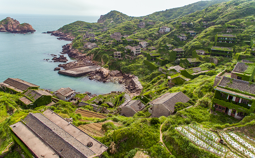 Houtouwan χωριό Κίνα Houtouwan χωριό Κίνα