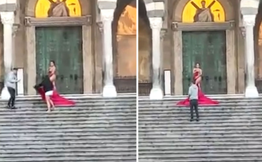 Ιταλία: Influencer έκανε γυμνή φωτογράφιση σε σκαλιά καθεδρικού ναού