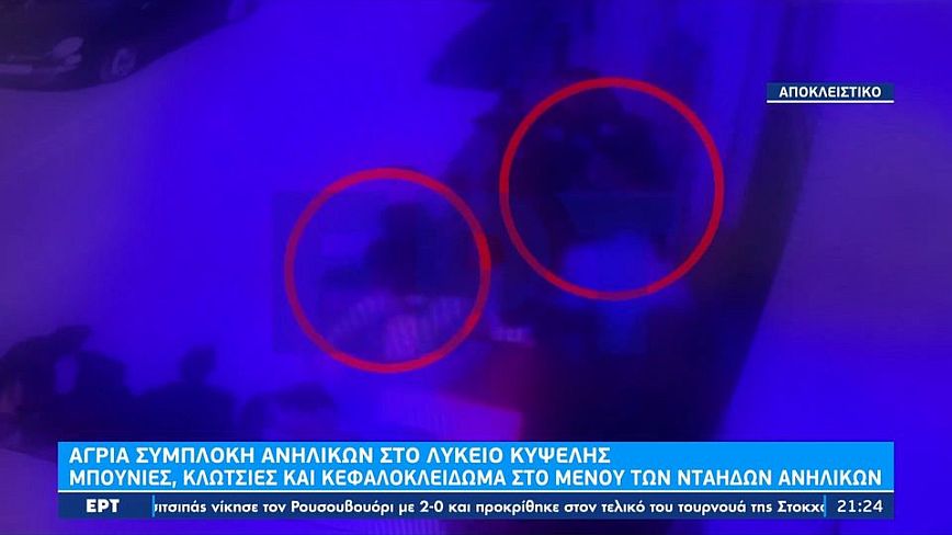 Δύο 17χρονοι χτύπησαν μια συνομήλική τους, τον 19χρονο αδερφό της και τον πατέρα τους – Σοκάρει το βίντεο