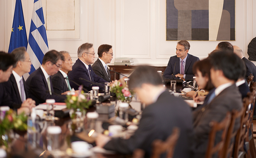 Συνάντηση Μητσοτάκη με Ιάπωνες