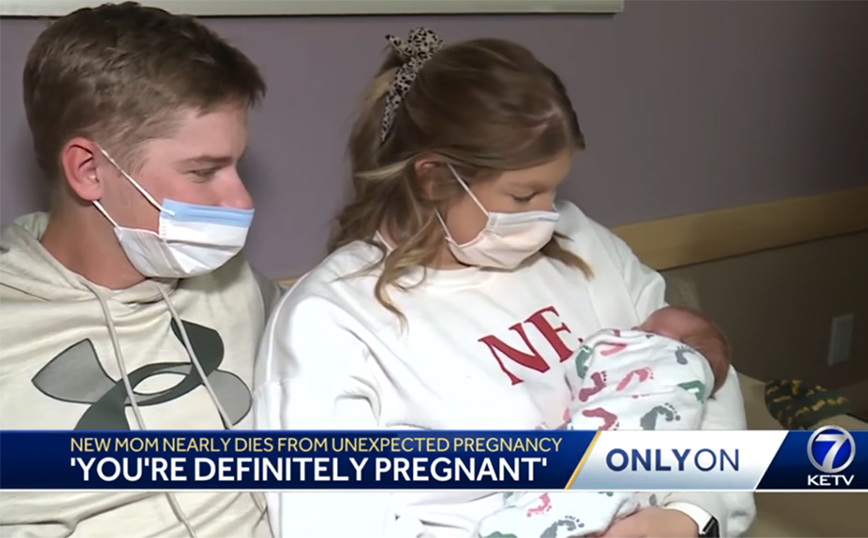 Οι γιατροί της είπαν ότι είναι έγκυος και 48 ώρες μετά γεννούσε το παιδί της – Το απίστευτο σοκ για το ζευγάρι