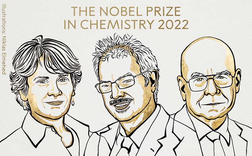 Νόμπελ Χημείας 2022: Αυτοί είναι οι τρεις επιστήμονες που βραβεύονται