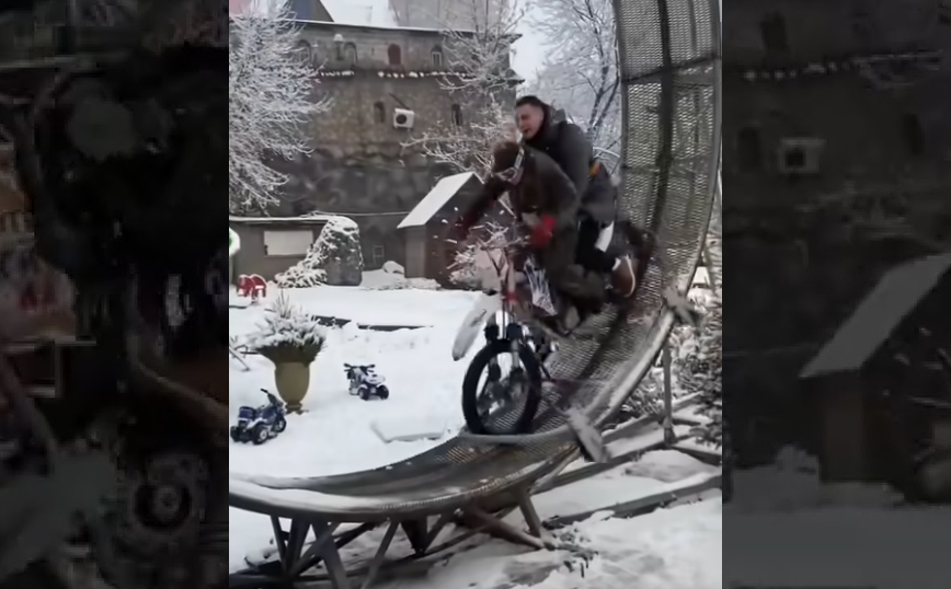 Μοναδική πατέντα για σπιτικό&#8230; roller coaster