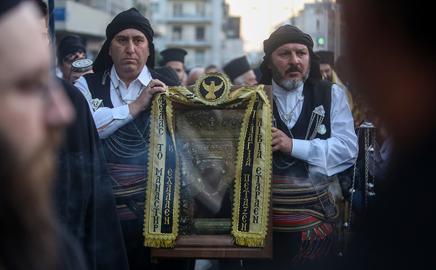 ΑΦΙΞΗ ΤΗΣ ΕΙΚΟΝΑΣ ΤΗΣ ΠΑΝΑΓΙΑΣ ΣΟΥΜΕΛΑ ΣΤΟΝ ΙΕΡΟ ΝΑΟ ΑΓΙΟΥ ΔΗΜΗΤΡΙΟΥ ΑΜΠΕΛΟΚΗΠΩΝ ΑΦΙΞΗ ΤΗΣ ΕΙΚΟΝΑΣ ΤΗΣ ΠΑΝΑΓΙΑΣ ΣΟΥΜΕΛΑ ΣΤΟΝ ΙΕΡΟ ΝΑΟ ΑΓΙΟΥ ΔΗΜΗΤΡΙΟΥ ΑΜΠΕΛΟΚΗΠΩΝ