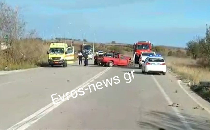 Τροχαίο στην Αλεξανδρούπολη με ένα νεκρό: Αμάξι συγκρούστηκε με φορτηγάκι – Τέσσερις τραυματίες