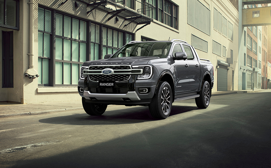 Ford Ranger Platinum: Όχημα υψηλών προδιαγραφών με 3λιτρο πετρελαιοκινητήρα 240 ίππων