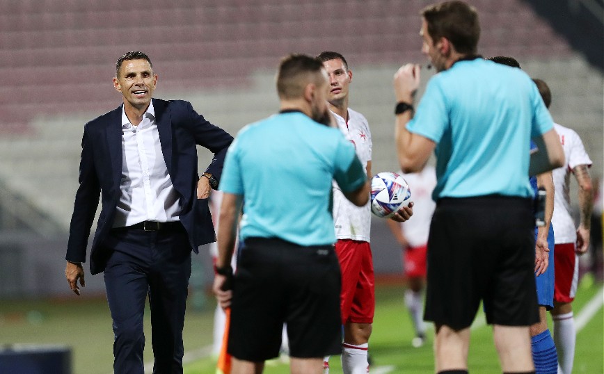 Εθνική Ελλάδας: Νεύρα Πογιέτ με τη διαιτησία στο 2-2 με τη Μάλτα – Δείτε το βίντεο