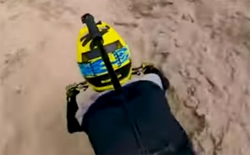 Πρέπει να αγαπάς πολύ την αδρεναλίνη για να κάνεις κάτι παρόμοιο