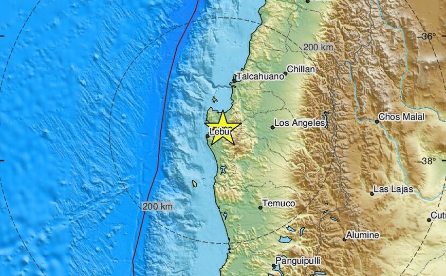 Ισχυρός σεισμός ταρακούνησε τη Χιλή