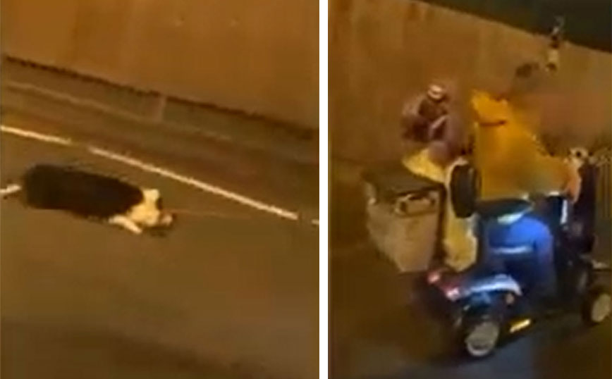 Βρετανία: Έδεσε πίσω από το scooter τον σκύλο της και τον έσερνε στο δρόμο &#8211; Οργή για το βίντεο που δημοσιεύθηκε