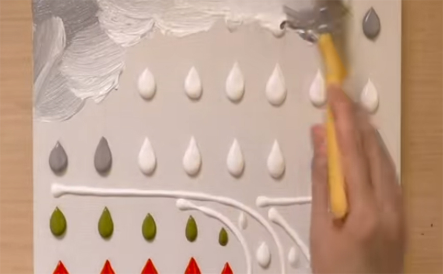 Μεταμορφώνοντας απλές σταγόνες χρώματος σε αληθινό έργο τέχνης